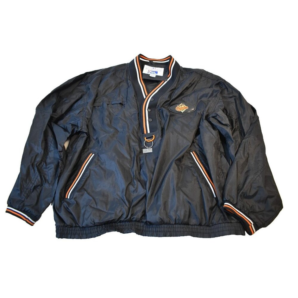 Baltimore Orioles Pro Player Vintage logo Jacket Large Mens Varsity Style Jacket